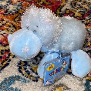Light blue hippo Webkinz unused code!